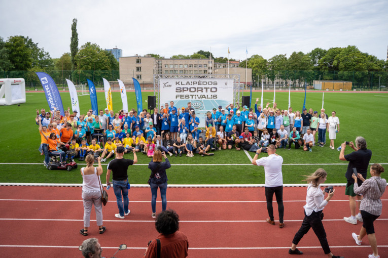 Klaipėdoje per Žmonių, turinčių negalią vasaros sporto festivalį – gerų emocijų pliūpsnis