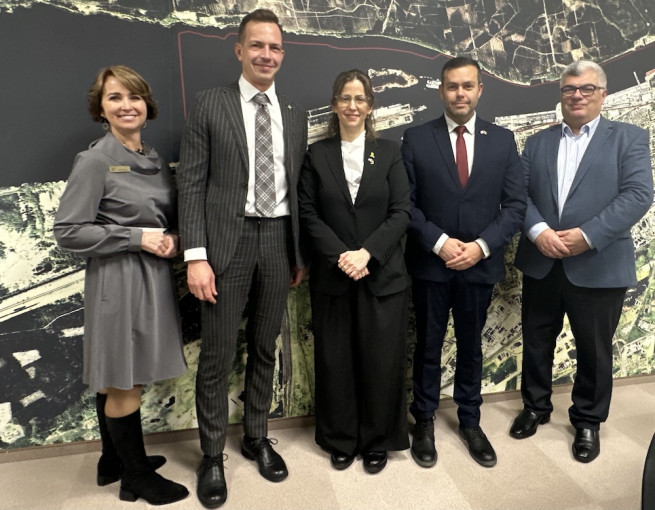 Klaipėdos uoste – pirmasis Izraelio ambasadorės vizitas