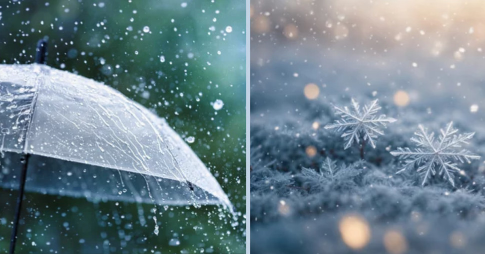 Temperatūrų kaita padalino Lietuvą: rytuose krenta sniegas, vakaruose – lietus