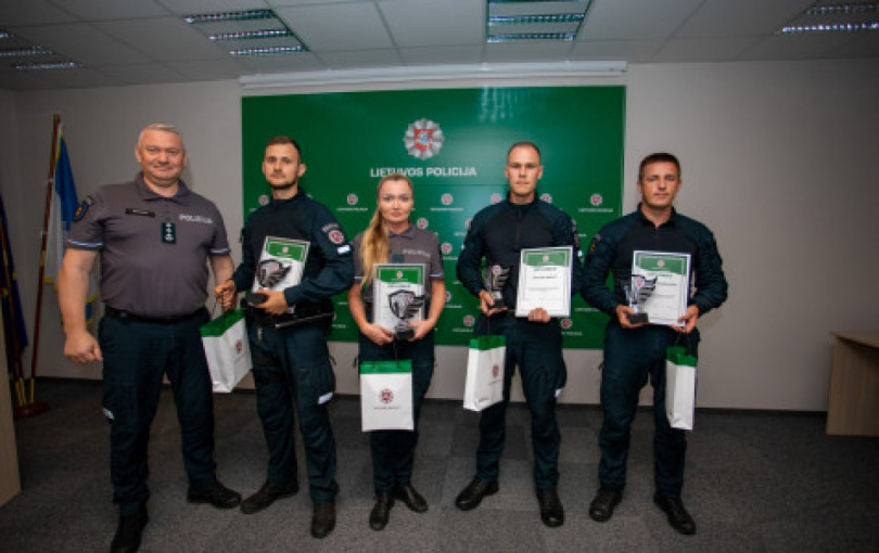 Išrinkta geriausia 2022 m. Klaipėdos apskrities policijos pareigūnų komanda