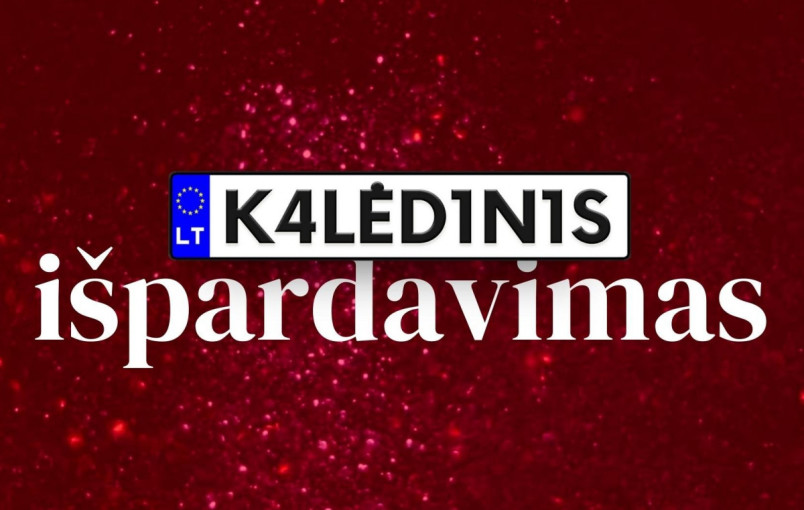 „Regitra“ skelbia kalėdinį numerio ženklų išpardavimą