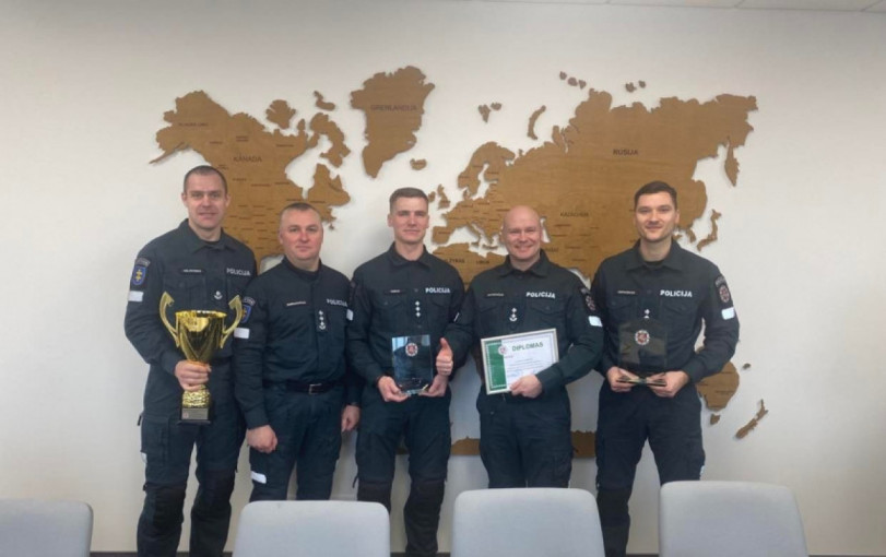 Išrinktos sportiškiausios policijos įstaigos