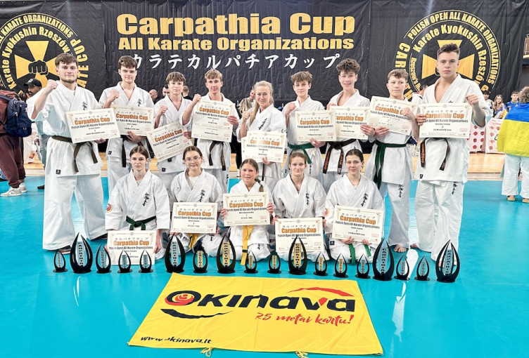 Sporto klubo „Okinava“ auklėtiniai iš Lenkijos parsivežė 2 aukso, 3 sidabro ir 8 bronzos medalius
