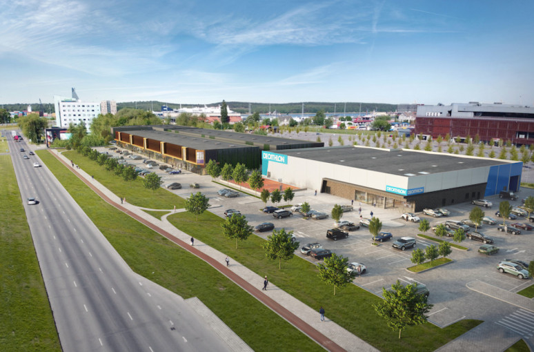 Greta statomos  „Decathlon“ parduotuvės Klaipėdoje išdygs „stock-office“ komercinių pastatų kompleksas
