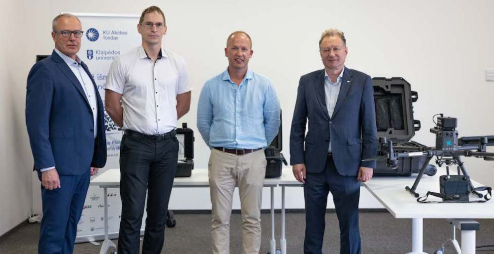 Klaipėdos universiteto mokslininkai oro taršą tirs moderniu dronu