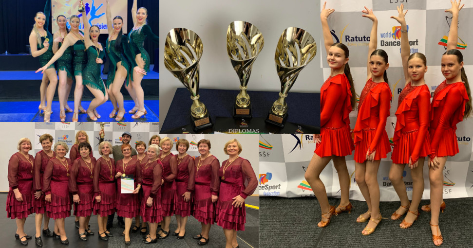 Klaipėdos šokių klubo „Danė“ komandos tapo Lietuvos čempionėmis