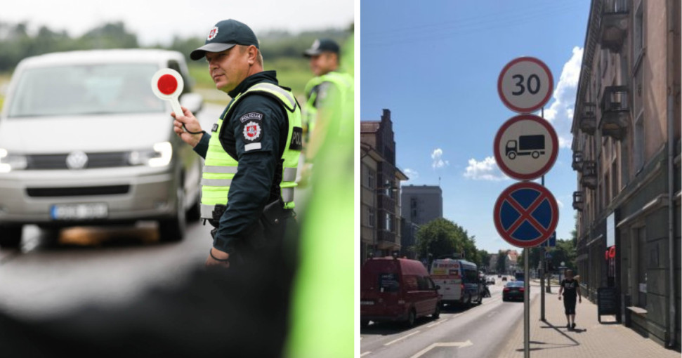 H. Manto gatvės atkarpoje Klaipėdoje keičiasi greičio ribojimai