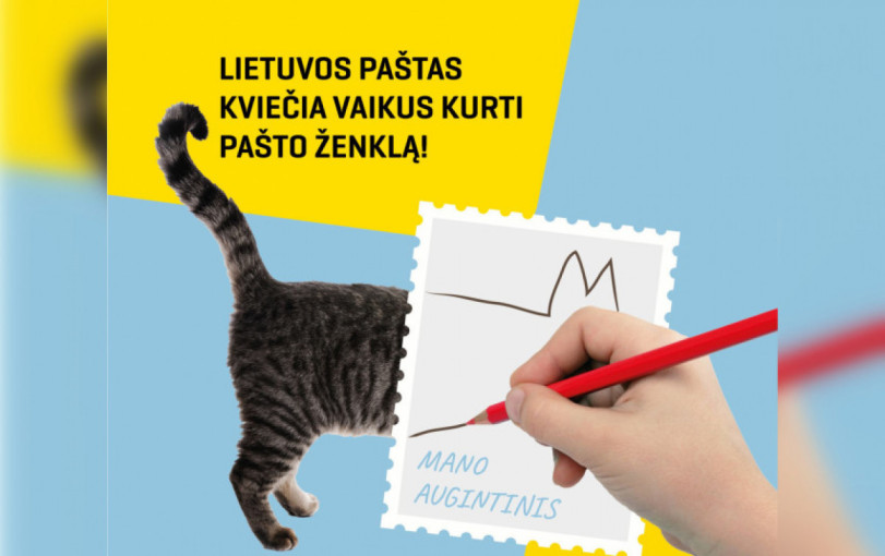 Sukurti naująjį pašto ženklą kviečiami vaikai
