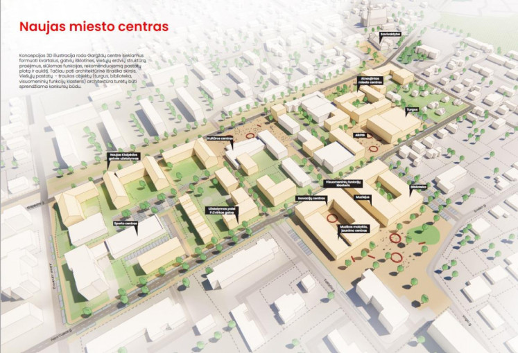 Gargždų miesto centras pasikeis neatpažįstamai