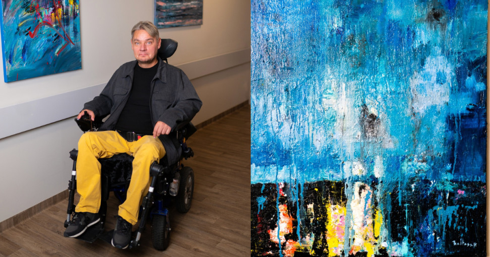 Klaipėdos Hospise - Dmitrij Baltasar tapybos paroda „Išsipildymas amžinybėje"