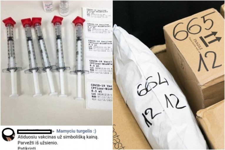 Interneto skelbime siūloma įsigyti vakcinos nuo COVID-19, SAM įspėja: „Tai neįmanoma“