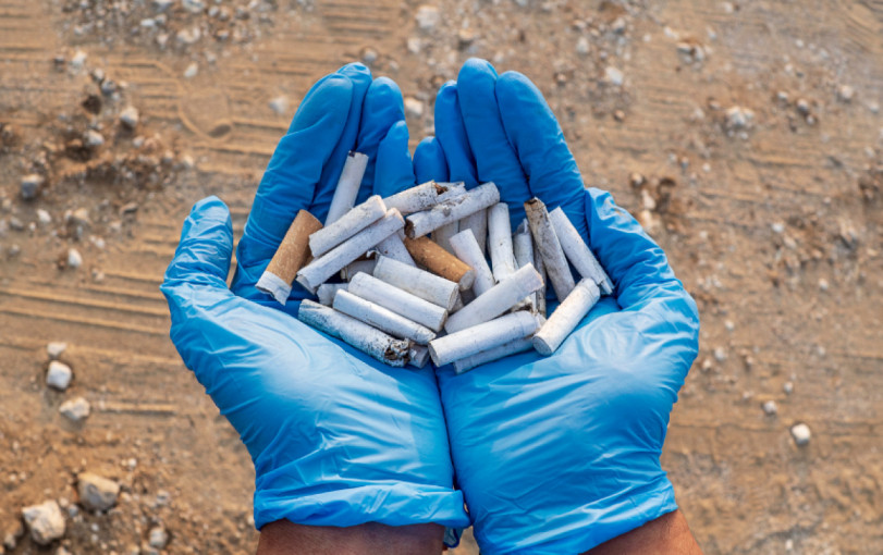 Cigaretės nuorūka – dažniausia nepageidaujama viešnia Lietuvos paplūdimiuose