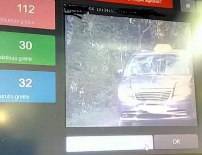 Palangoje policininkai sugavo net 112 km/h greičiu mieste skriejusį taksi vairuotoją