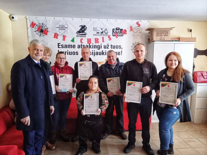 Klaipėdos raj. meras aplankė „Nuarą", ragina tai padaryti ir kitus