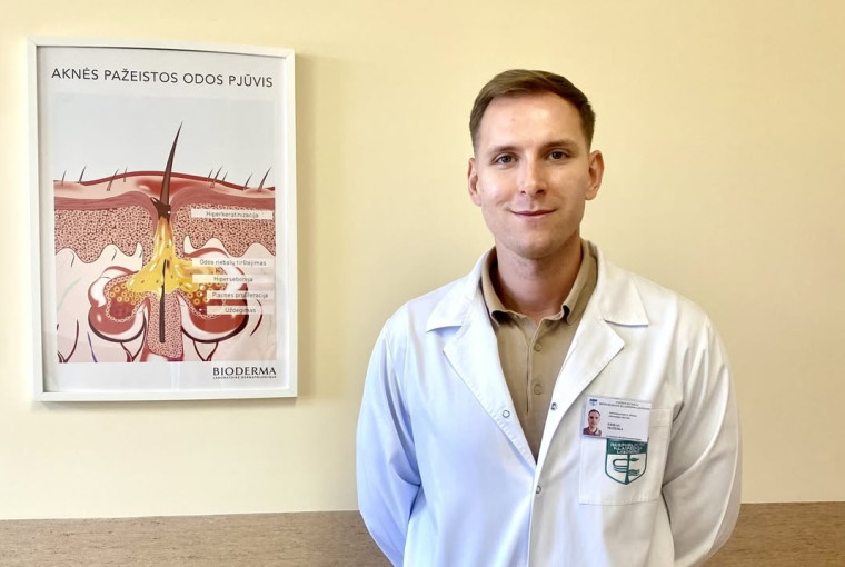 Respublikinės Klaipėdos ligoninės komandą papildė naujas dermatovenerologas – dr. Erikas Mažeika