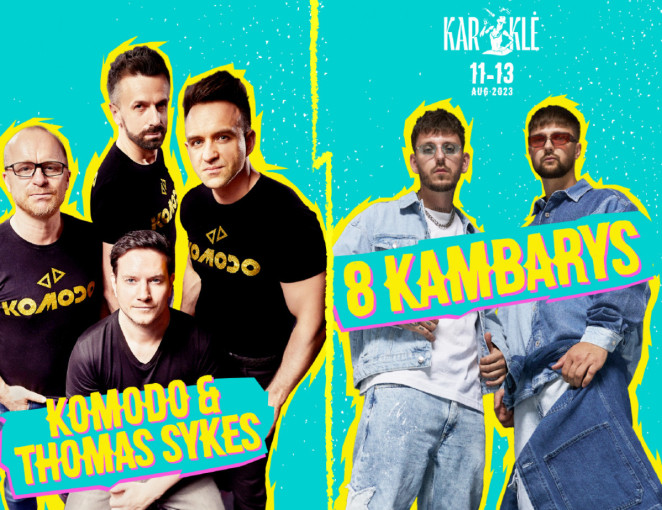 Karklės festivalio atlikėjų sąrašas sparčiai pildosi: scenoje karaliaus KOMODO&SYKES ir hip-hopas
