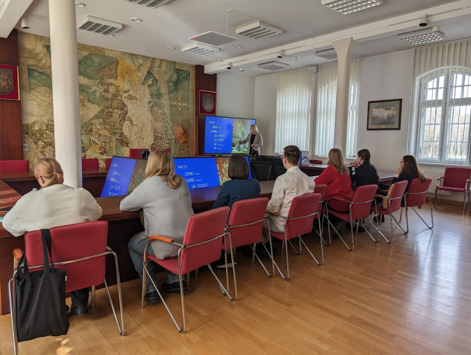 Studentų iš Baltarusijos vizitas KU: dėmesys politikos ir regioninio stabilumo iššūkiams