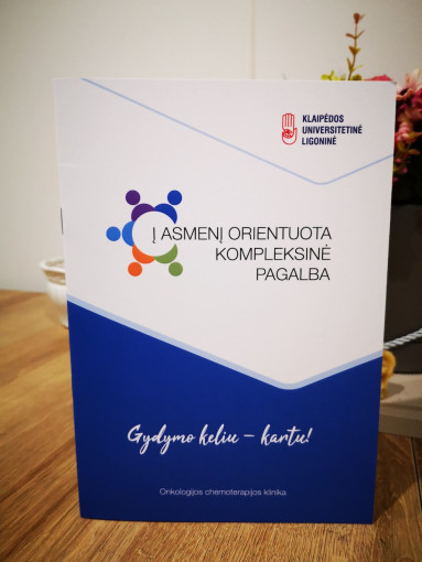 KUL išleido pirmąjį kompleksines sveikatos priežiūros paslaugas pristatantį leidinį onkologiniams pacientams