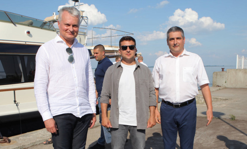 Juodkrantę aplankė Lietuvos ir Ukrainos Prezidentai