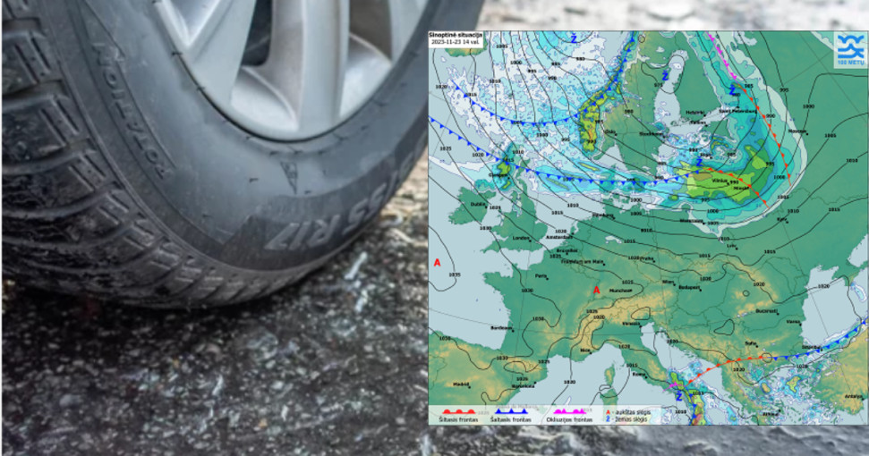 Sinoptikai perspėja ketvirtadienį atidėti nereikalingas keliones