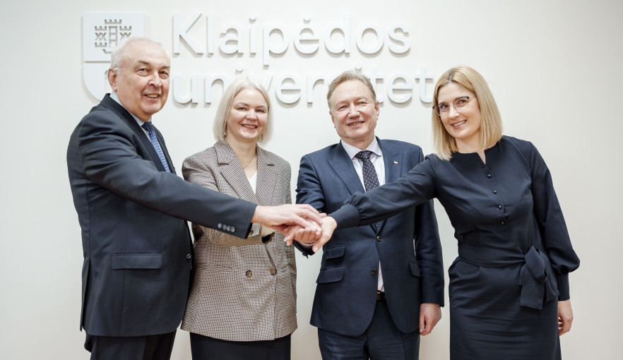 Naują kadenciją Klaipėdos universiteto rektorius pradės su atsinaujinusia komanda