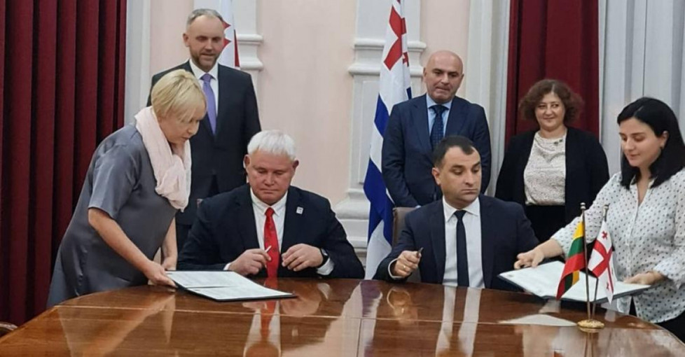 Susitarė dėl Klaipėdos ir Batumio bendradarbiavimo galimybių