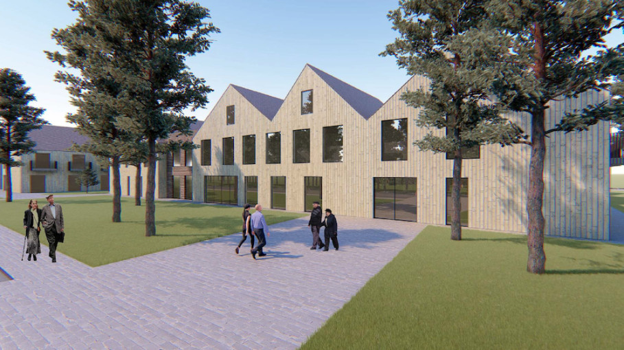 Melnragėje įsibėgėja senyvo amžiaus asmenų globos namų statybos