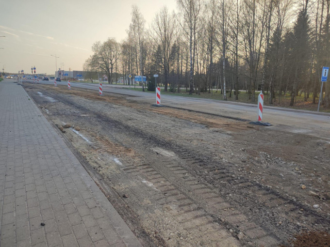 Prasidėjo Kretingos Plento rekonstrukcija