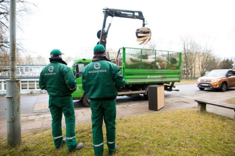 KRATC: iš kiemų ir toliau bus surenkamos didelių gabaritų atliekos