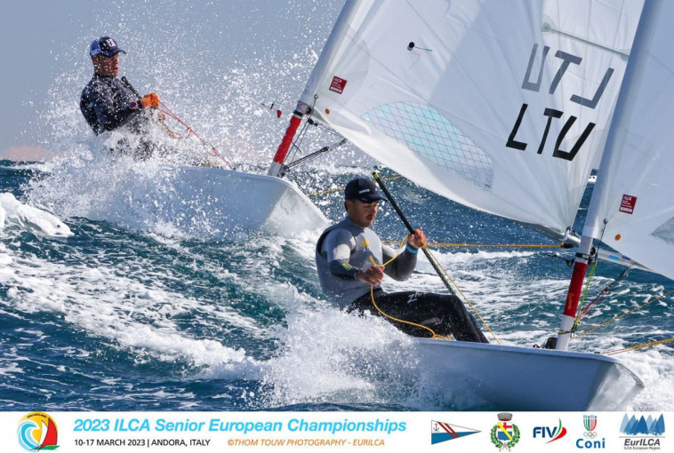 Lietuvos buriuotojai finišavo Europos ILCA 7 ir ILCA 6 jachtų klasių čempionate