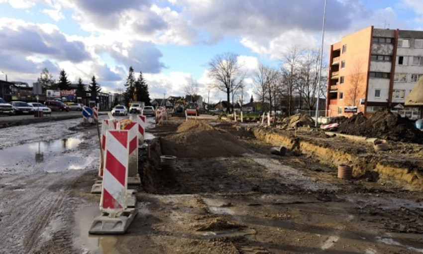 Vienoje judriausių Kretingos eismo vietų bus įrengta žiedinė sankryža