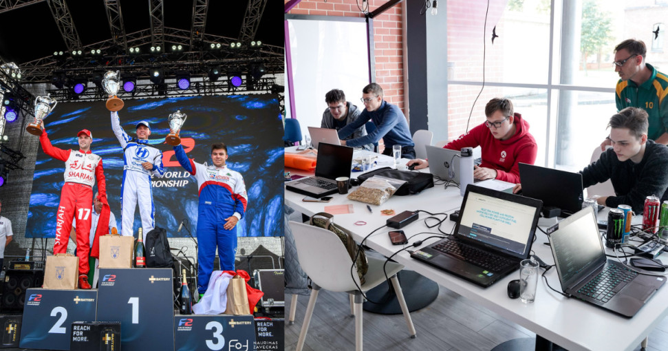 Vandens formulių čempionas E.Riabko kviečia inovatorius iššūkiams