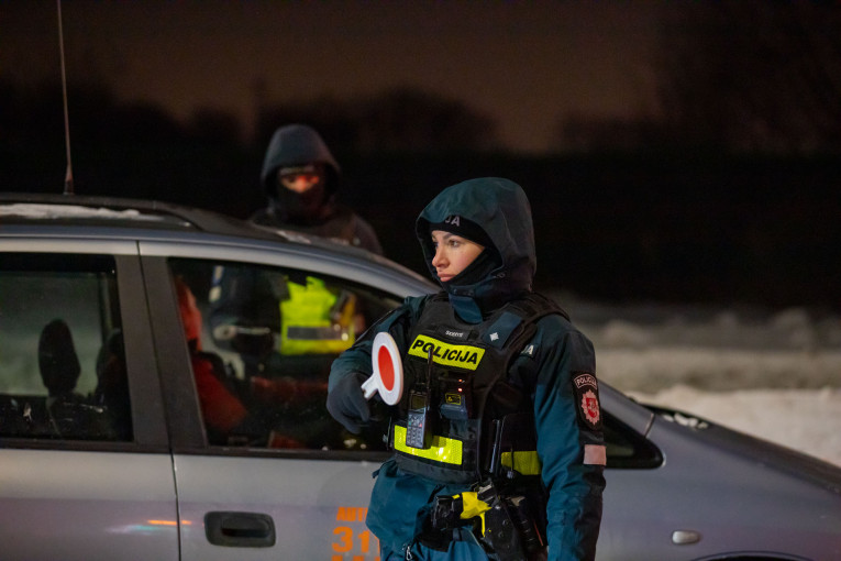 Per vykdytą priemonę Klaipėdos apskrities kelių policijos pareigūnai užfiksavo 13 pažeidimų dėl saugos diržų nesegėjimo