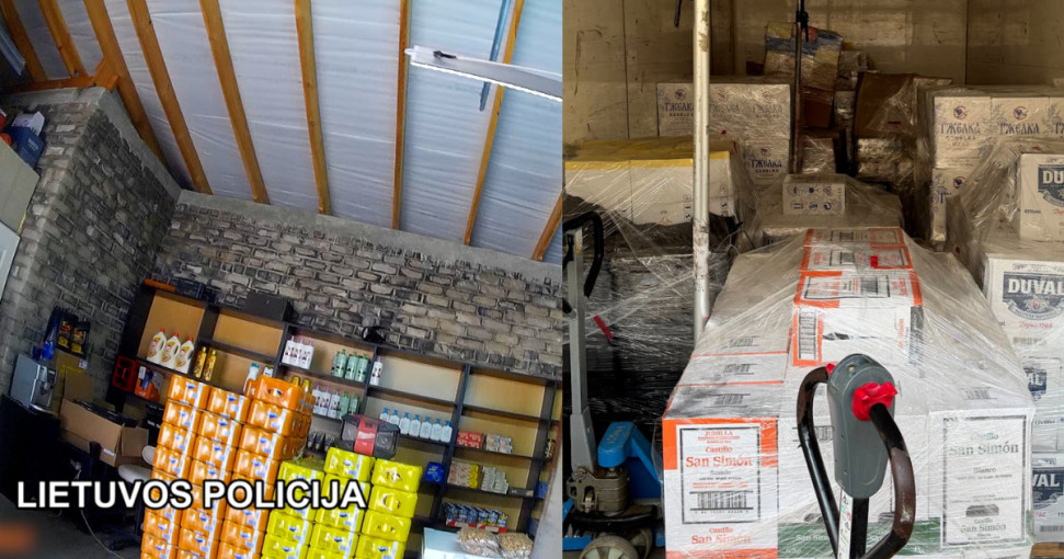 Klaipėdos kriminalistai atlieka ikiteisminį tyrimą, kuriame asmuo įtariamas neteisėtai disponavęs įvairiomis akcizais apmokestinamomis prekėmis