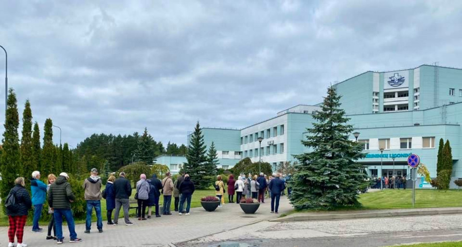 Į Jūrininkų ligoninės organizuotą akciją - žmonių antplūdis