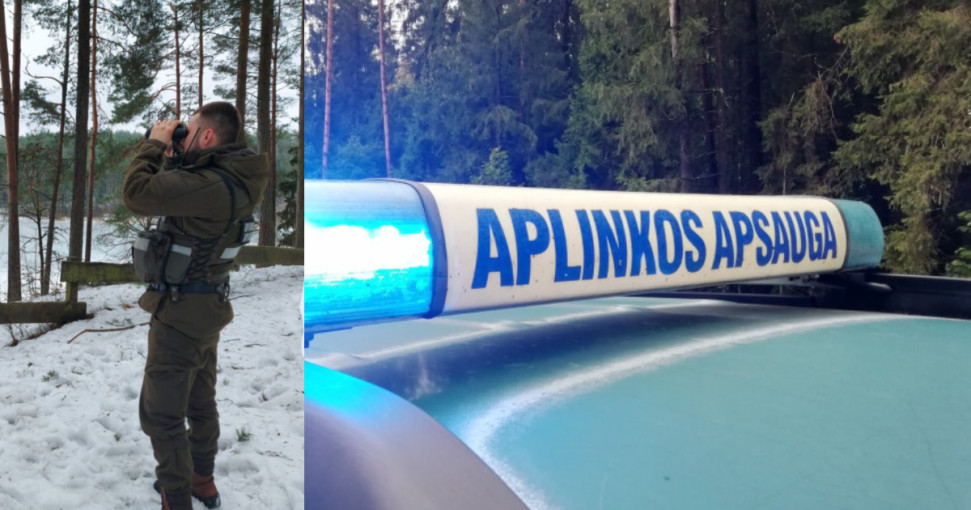 Prieš žiemos šventes aplinkosaugininkų sutiksite ir eglučių pardavimo punktuose