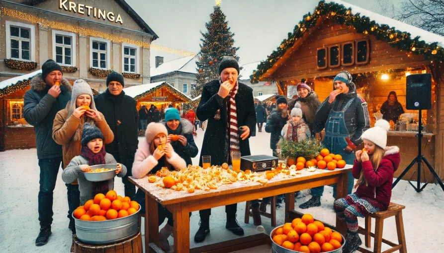Kretingoje pirmą kartą bus surengtos mandarinų valgymo varžybos
