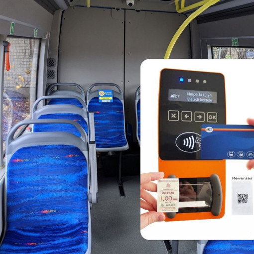 Maršrutiniu taksi į Palangą ir Kretingą – su QR kodo bilietais