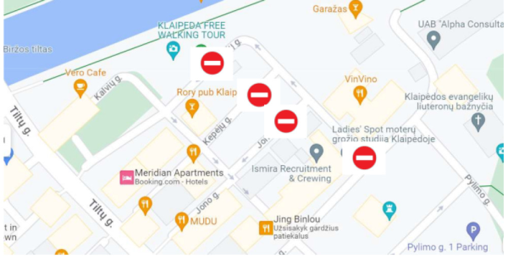 Eismo ribojimai Klaipėdoje festivalio „Dangės ralis“ metu