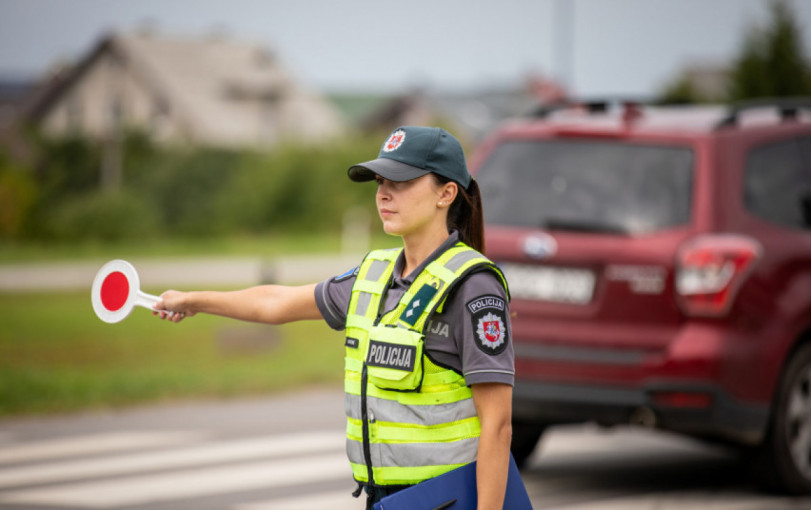 Per praėjusią savaitę Klaipėdos Kelių policijos pareigūnai nustatė 10 neblaivių vairuotojų