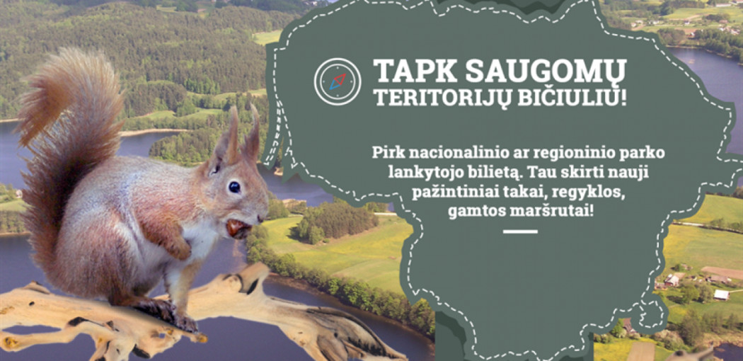 Atsirado naujas būdas įsigyti valstybinio parko lankytojo bilietą