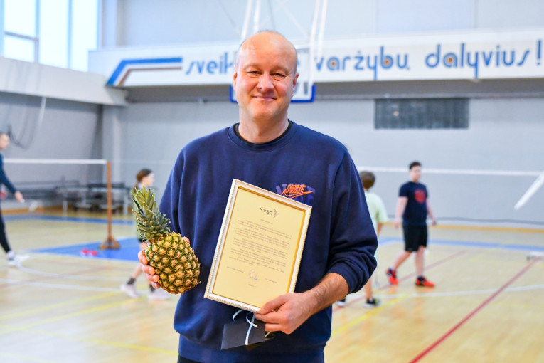 Jubiliejų minintis treneris Donatas Narvilas: „Badmintonas yra mano gyvenimas“