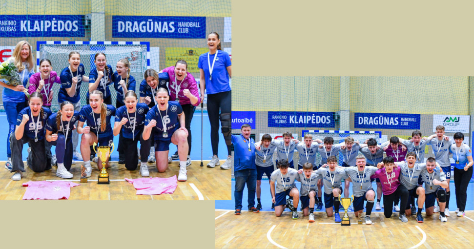 Klaipėdos „Viesulo“ rankininkai - stipriausi Lietuvoje