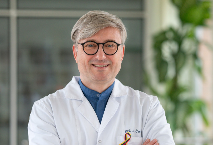 KUL Onkologijos ir hematologijos klinikos vadovas A. Česas paskirtas Nacionalinės vėžio tarybos pirmininko pavaduotoju