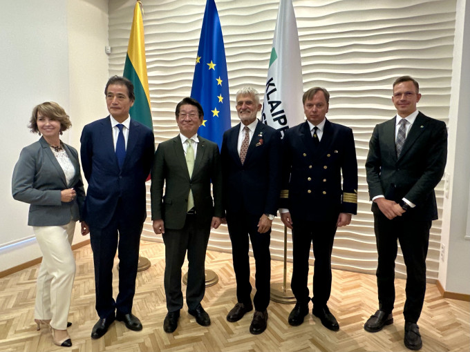 Klaipėdos uostui – partnerių iš Japonijos dėmesys: stiprinami ryšiai ir brėžiamos ateities perspektyvos