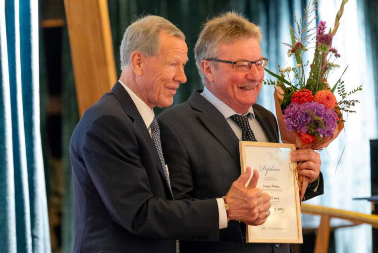 Klaipėdos universiteto profesoriui Sergejui Oleninui skirta Baltijos jūros premija