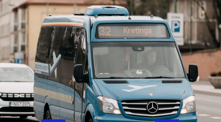 Nutraukiamas maršrutinio taksi Nr. 32 Klaipėda–Kretinga maršrutas
