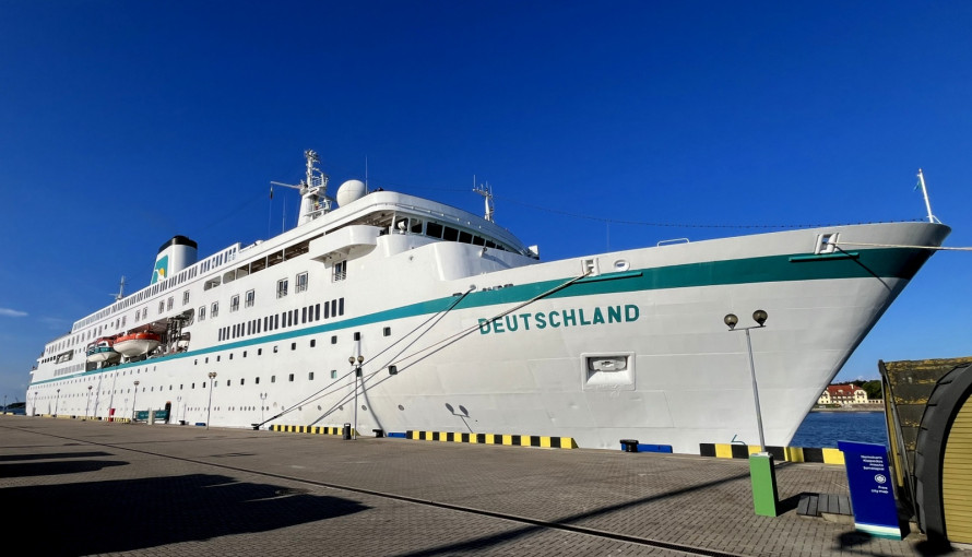 Šią savaitę Klaipėdos uoste užbaigia „MS Deutschland“ vizitas