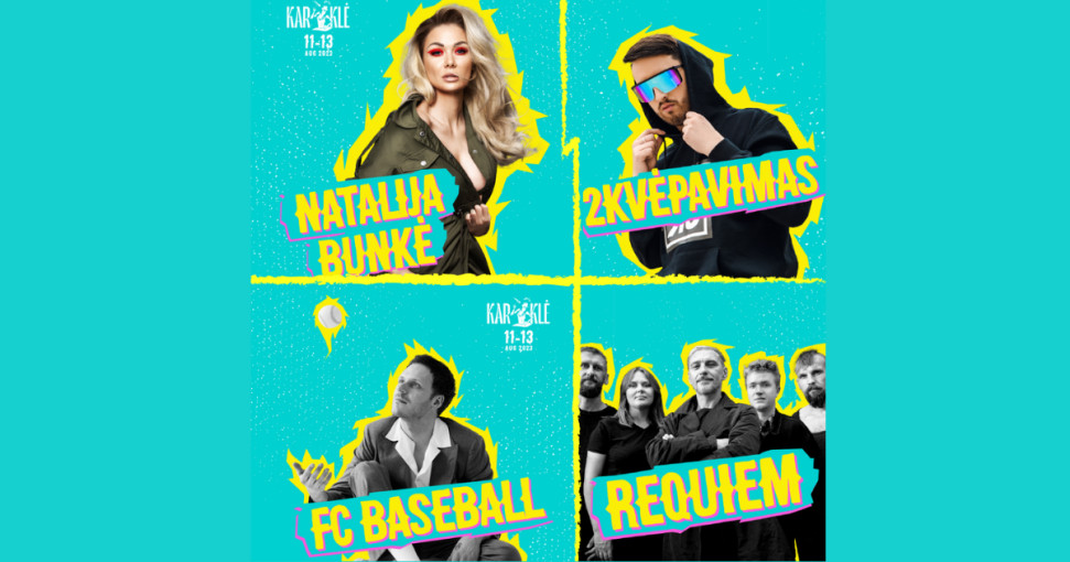 Natalija Bunkė, Psichas ir kiti pildo Karklės festivalio line up‘ą