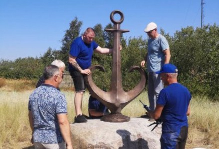 Odesos dovanotas inkaras jau Klaipėdos pajūryje